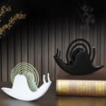 thumbnail image 3 of RABBITH Cute Snail Mosquito Coil Holder Retro Wrought Iron Metal Stand Ornament for Home Bedroom Office Decoration Mosquitoes Repellent Coil Shelf, 3 of 8