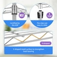 thumbnail image 5 of NiamVelo 5 Tier Storage Shelves Heavy Duty Metal Shelf for Garage Kitchen Bathroom Rack Chrome, 5 of 7