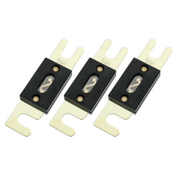 60 Amp 32 VDC ANL Blade Fuse for car Audio and Video System (Pack of 3)