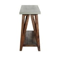 thumbnail image 4 of Alaterre Furniture Brookside 52" W Wood and Concrete-Coated Top Wood Console/Media Table, 4 of 18