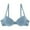Grey, variant on Women's Comfortable Transparent Shoulder Strap Cordless Backless Bra with Convertible Straps, Size 38