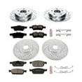 thumbnail image 3 of PowerStop Front and Rear Z23 Evolution Sport Carbon-Fiber Ceramic Brake Pad and Drilled & Slotted Rotor Kit Fits: FORD Select Models K6350, 3 of 10
