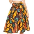 thumbnail image 4 of Sakkas Celine African Dutch Ankara Wax Print Full Circle Skirt - 50-Multi - One Size Regular, 4 of 5
