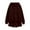 Brown, variant on 2 Piece Sweatsuits Shorts Sets for Women Loose Fit Casual Plain Pullover Hoodie with Shorts Jogging Outfits (XL, Wine)