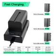 thumbnail image 3 of Cargador de batería NP-F con entrada PD tipo C de 21 W Salidas PD USB-A / D-tap / tipo C PD Adaptado Abanopi  Cargador, 3 of 7