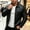 Black, variant on LEKWK Motorcycle Jacket for Men Faux Leather Full Zip up Biker Coat Classic Collared Outerwear with Flap Chest Pockets Windproof Apparel for Fall Winter Streetwear Black M