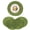 Grass Green, variant on VCVCOO Round Braided Placemats Set of 4 Table Mats for Dining Tables Woven Washable Place Mats 15 inch Green