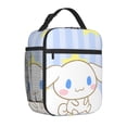 thumbnail image 5 of Kuromi Lunch Bag Anime Lunch Tote Bag Reusable Insulated Lunch Box Portable Lunch Bento Box For College Work Office Picnic 10x8x4 Inch, 5 of 9