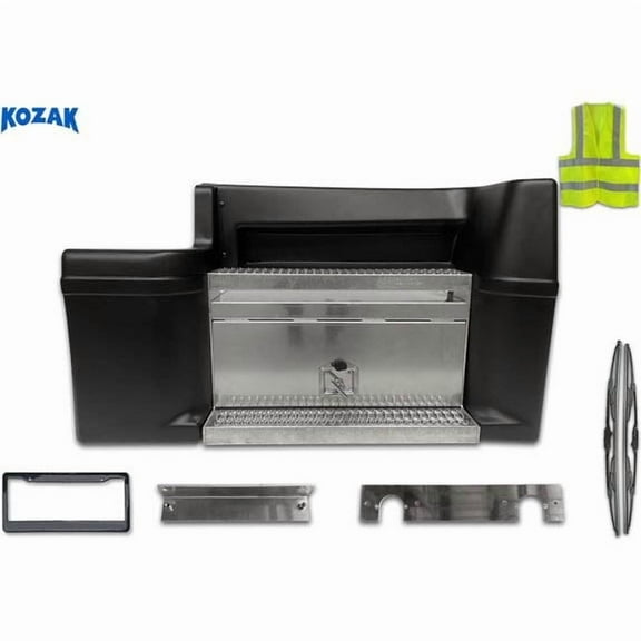 Compatible with  377Cab Skirt/Side Fairing & Aluminum Tool Box Step w/ Brackets Right Side