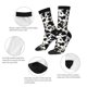 thumbnail image 4 of Balery Cow Skin 1 Calcetas Largas con Estampado para Hombre y Mujer – Suaves y Transpirables, Talla Única (US 5-11), 4 of 6