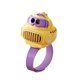 thumbnail image 1 of Inteprter Correa de anillo de silicona para niños, bonito reloj para mascotas, ventilador, carga USB, tres niveles de viento, luz de Electrodomésticos Proyección amarilla, 1 of 6