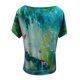 thumbnail image 5 of Blusa de manga corta con cuello en V informal para mujer a la moda, camisetas de verano Fridja  ghk3910, 5 of 5