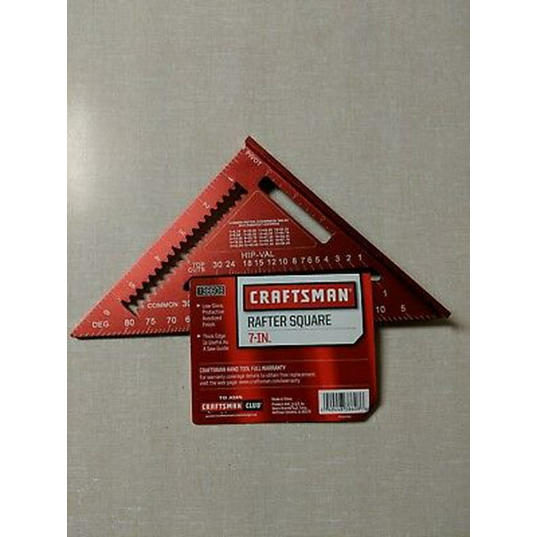 Craftsman rafter sale square