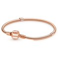 thumbnail image 1 of Boosbiy, pulsera con abalorio de cadena de serpiente y búho chapada en plata para mujer, pulseras de marca de moda, fabricación de regalos de joyería DIY Tan Jianjun unisex, 1 of 2