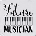thumbnail image 3 of Inktastic Future Musician Piano Music Baby Burp Cloth, 3 of 3