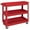 Red, variant on DURHAND 3 Tier Rolling Tool Cart, 330 LBS Capacity Utility Cart, Black