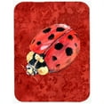 thumbnail image 1 of Carolines Treasures 8870LCB Lady Bug on Deep Red- Glass Cutting Board - Large, 1 of 2