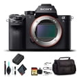 thumbnail image 1 of Cámara sin Espejo Sony Alpha a7S II ILCE7SM2/B con Bolsa Blanda Tarjeta de Memoria de 64 Gb Lector de Tarjetas y Accesorios Esenciales, 1 of 7