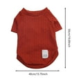 thumbnail image 2 of Dog Clothes Cat Sweaters, Warm Soft Knitwear Pet for Small Medium Dogs Cats, Winter Fall Coat for Puppy Kitten Pets (XL), 2 of 8