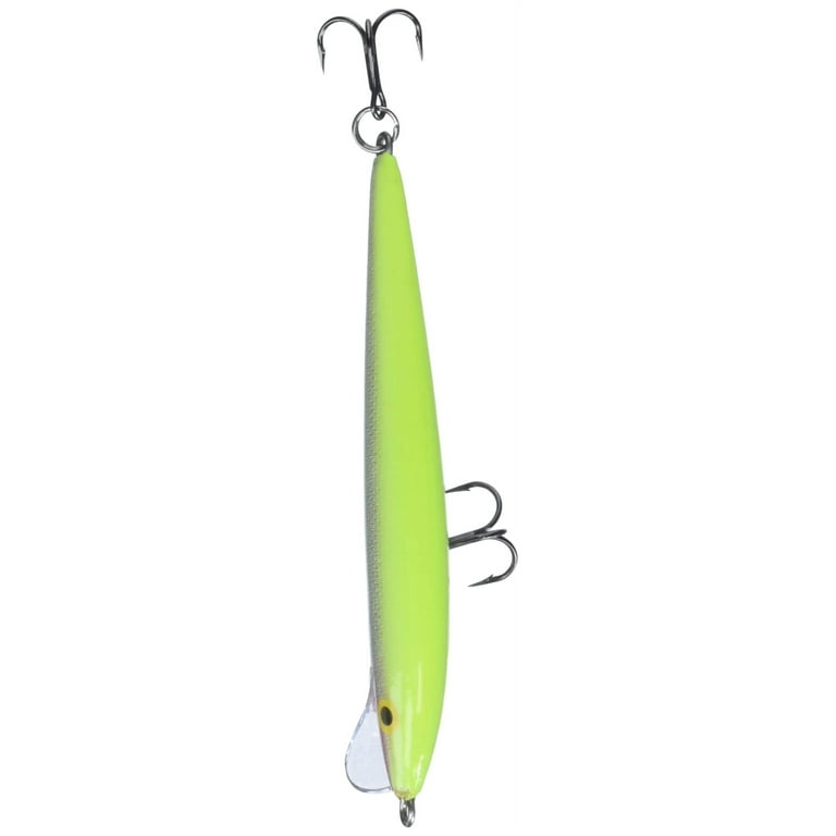Rapala Original Floating Minnow 09 Fishing Lure 3.5 3/16oz Silver  Fluorescent Chartreuse 