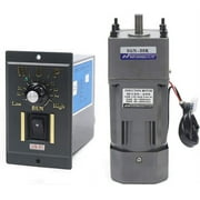 FETCOI 110V 120W AC gear motor electric+variable speed reduction controller 1:30 45RPM