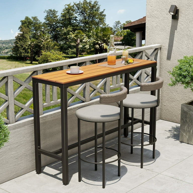 Outdoor metal high top table hotsell