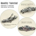 thumbnail image 5 of Barrettes Hair Clips, 4 Pcs Fashion Hair Barrettes for Women and Girls, Rhinestones Flowers Hairpin French Style Hairclips Vintage Hair Accessoires for Women and Girls (Style 2), 5 of 8