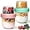 Green Pink-8OZ-2PCS, variant on 8oz 2 Pcs Overnight Oats Containers with Lids, Glass Yogurt Parfait Cups for Cereal Nut Fruit, Dual-Layer Chia Pudding Jars Reusable, Small Mason Jars for Salad, Meal Prep, Snack, Oatmeal