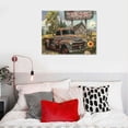 thumbnail image 5 of Nawypu  Rustic Old Red Truck Wall Art Farmhouse Barn Pictures Decor Inspirational Positive Quotes Canvas Country Painting Print Modern Framed Home Artwork for Bedroom Living Room, 5 of 6