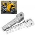 thumbnail image 1 of Accesorio de modificación de motocicleta, 2 piezas de reposapiés delanteros de aluminio para motocicleta, estriberas delanteras para motocicleta, rendimiento potente, 1 of 8
