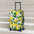 thumbnail image 5 of Uemuo Lemon Seamless Pattern Oil Painting Effect Printed Washable Luggage Cover - Fashion Suitcase Protector Fits 18-32 Inch Luggage -Small, 5 of 9