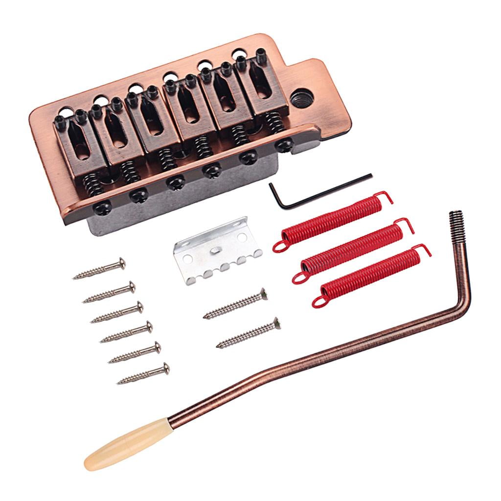 LeeQinersw Set of Guitar Tremolo Bridge for FD SQ ST Electric Guitar Replacement Parts