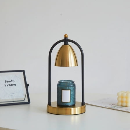 Candle Heating Lamp Dimmable Wax Melter Home Decorative Bedside Lamp (US Plug)