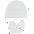 thumbnail image 4 of Zando Baby Hats and Mittens Unisex Infant Beanie Caps Newborn Hospital Hat with Scratch Mitten Set for Baby Boys Grils 4 Pack 6 0-6 Months, 4 of 4