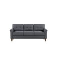 thumbnail image 5 of Uspridefurniture Mcnaboe Linen Flared Arm 2Pcs Living Room Set,Gray, 5 of 5