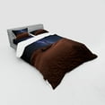 thumbnail image 3 of Ambesonne Space Bedding Set 3 Pcs, Desert Lunar Life on Mars, Twin XL, Brown Blue, 3 of 3