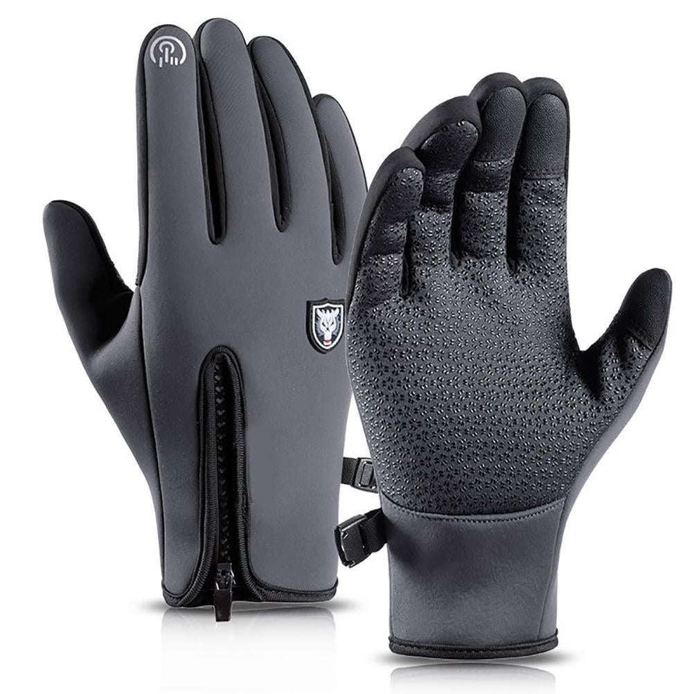 Winter Warm Windproof Waterproof Anti-slip Thermal Touch Screen Bike Ski Gloves 