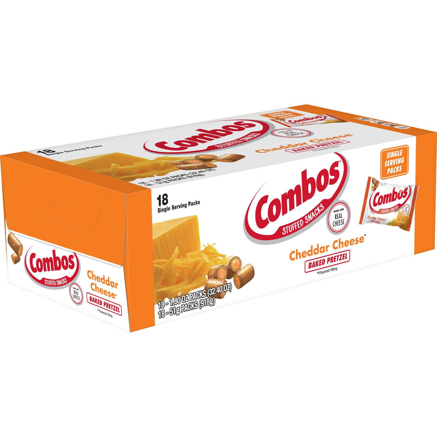 Combos Cheddar Flavor Pretzels (18 ct.)