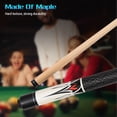 thumbnail image 2 of Bisofice Billiard Cue Stick for Black Eight Pool, 9 Ball Design, 147cm Double Section Maple Sticks, 2 of 7