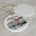 thumbnail image 3 of Denmark Christmas Ornament, Denmark Ornament, Christmas Ornaments, Denmark Custom, Denmark Personalized Ornament, Denmark Bauble, Denmark vInVgW (Denmark Christmas), 3 of 4
