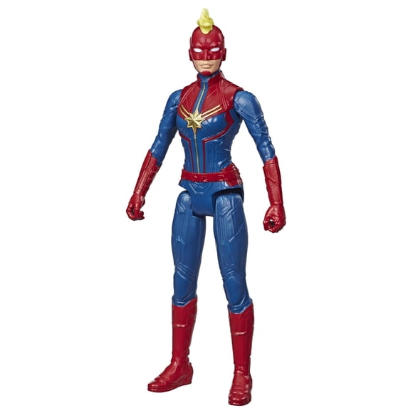 Figura de acción Marvel Avengers Titan Hero Captain Marvel 30 cm