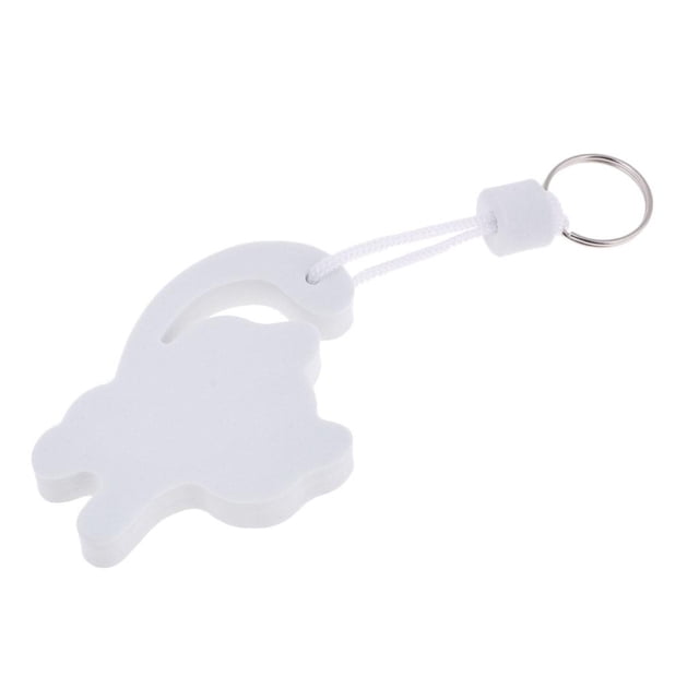 Almencla Yachting Sailing Boating Floating Key Key Holder with Lanyard - Various Cat White