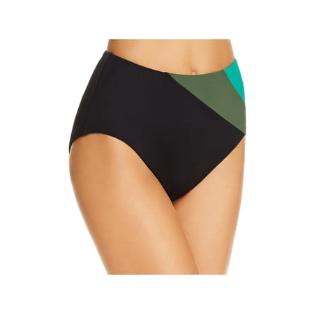 Kate Spade Womens Reversible High Waist Swim Bottom Separates Black XS