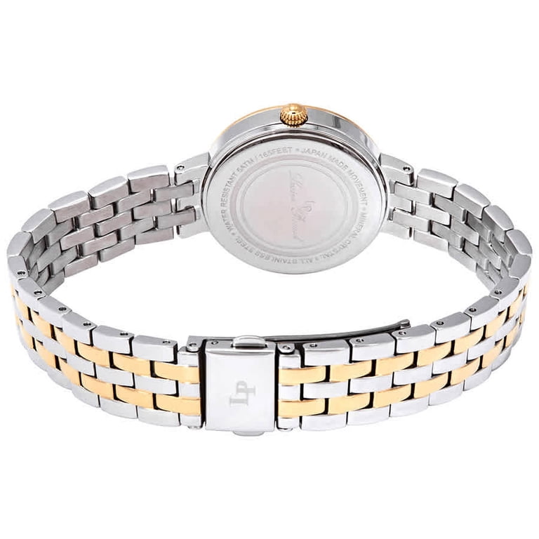 Lucien Piccard Iced Out With MOP Dial Lucien Piccard Ava Mother of Pearl Dial Ladies Watch LP  main image 2