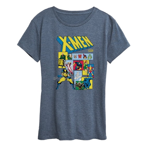 X-Men - Comic Panels - Women's Short Sleeve Graphic T-Shirt