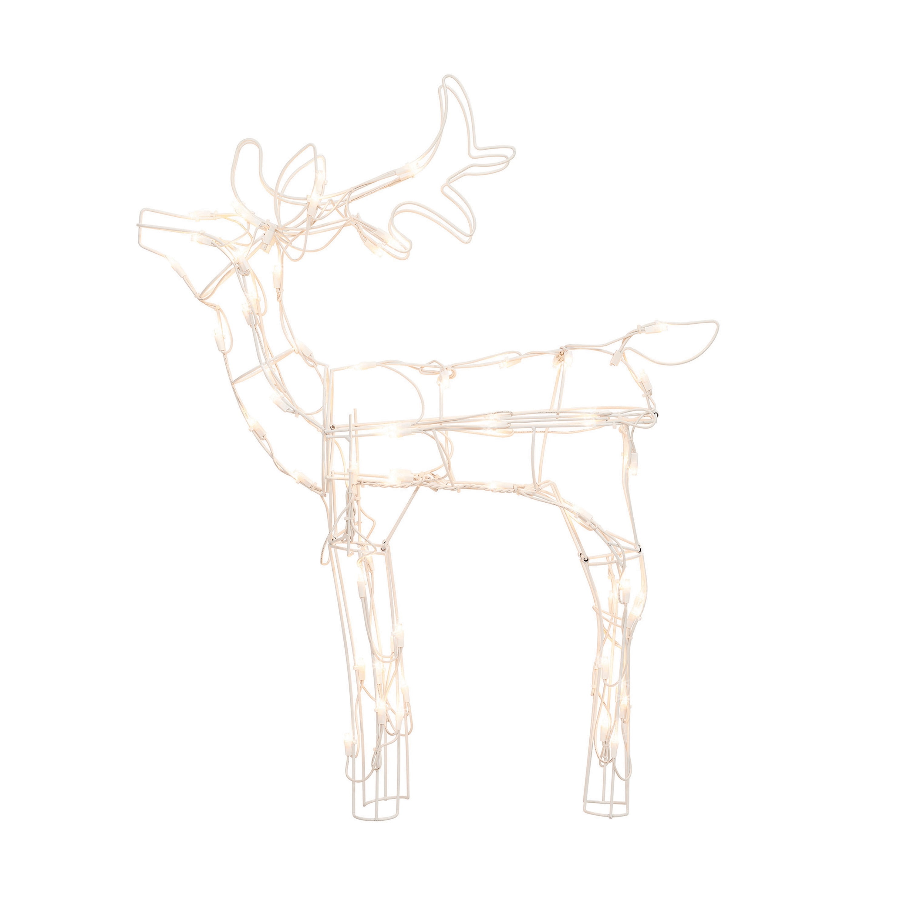 Holiday Time 30" Light-Up Standing Buck Christmas Decoration photo 1