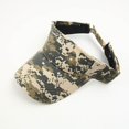 thumbnail image 4 of Camo Visor Woodland Hunting Golf Hat Empty Top Baseball Sun Cap for Men Women Sport Sun Visor, 4 of 4