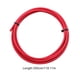 thumbnail image 2 of Naiovety Manguera de freno para bicicleta de carretera, resistente a la temperatura, Cable para bicicletas, tubo de aceite, tubo de frenado profesional, Ciclismo Rojo 3 metros Naiovety OD025065-04, 2 of 6
