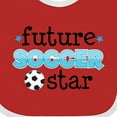 thumbnail image 4 of Inktastic Future Soccer Star Boys Baby Bib, 4 of 4