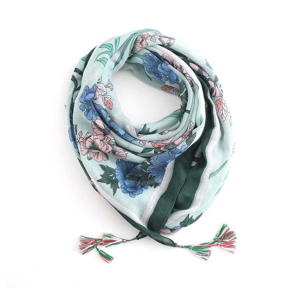 linen square scarf